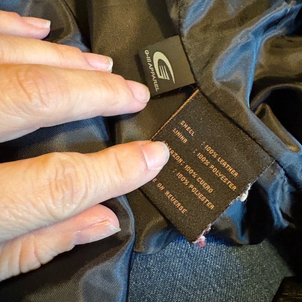 Euc 🖤 SIENA Genuine Leather Button Front‎ Coat – Women’s Small y2k - Picture 4 of 7